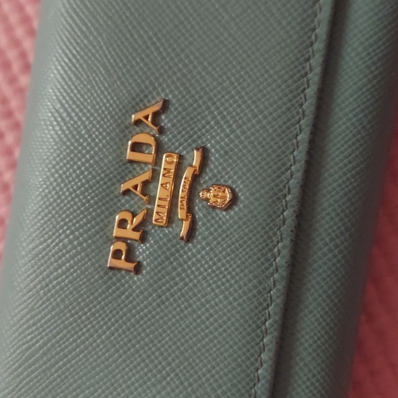 PRADA blue key holder/ wallet - Picture 10 of 10